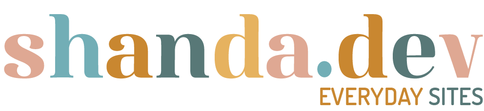 Shanda.dev vintage logo